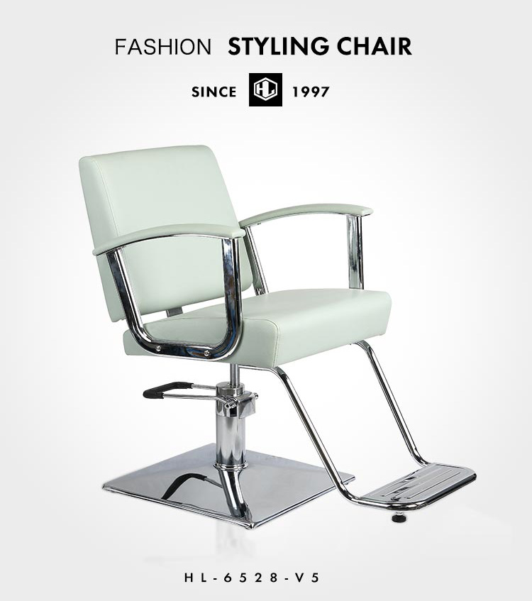 white hairdressing chair